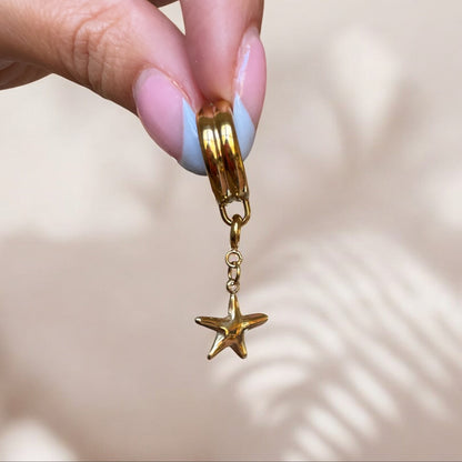 Bikini Charm Starfish, Gold Swimsuit Jewelry, Summer Accessories